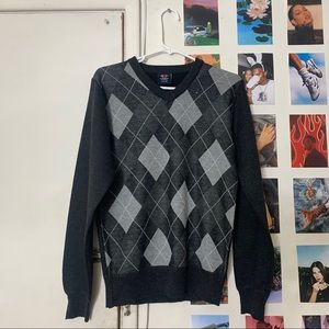 argyle sweater